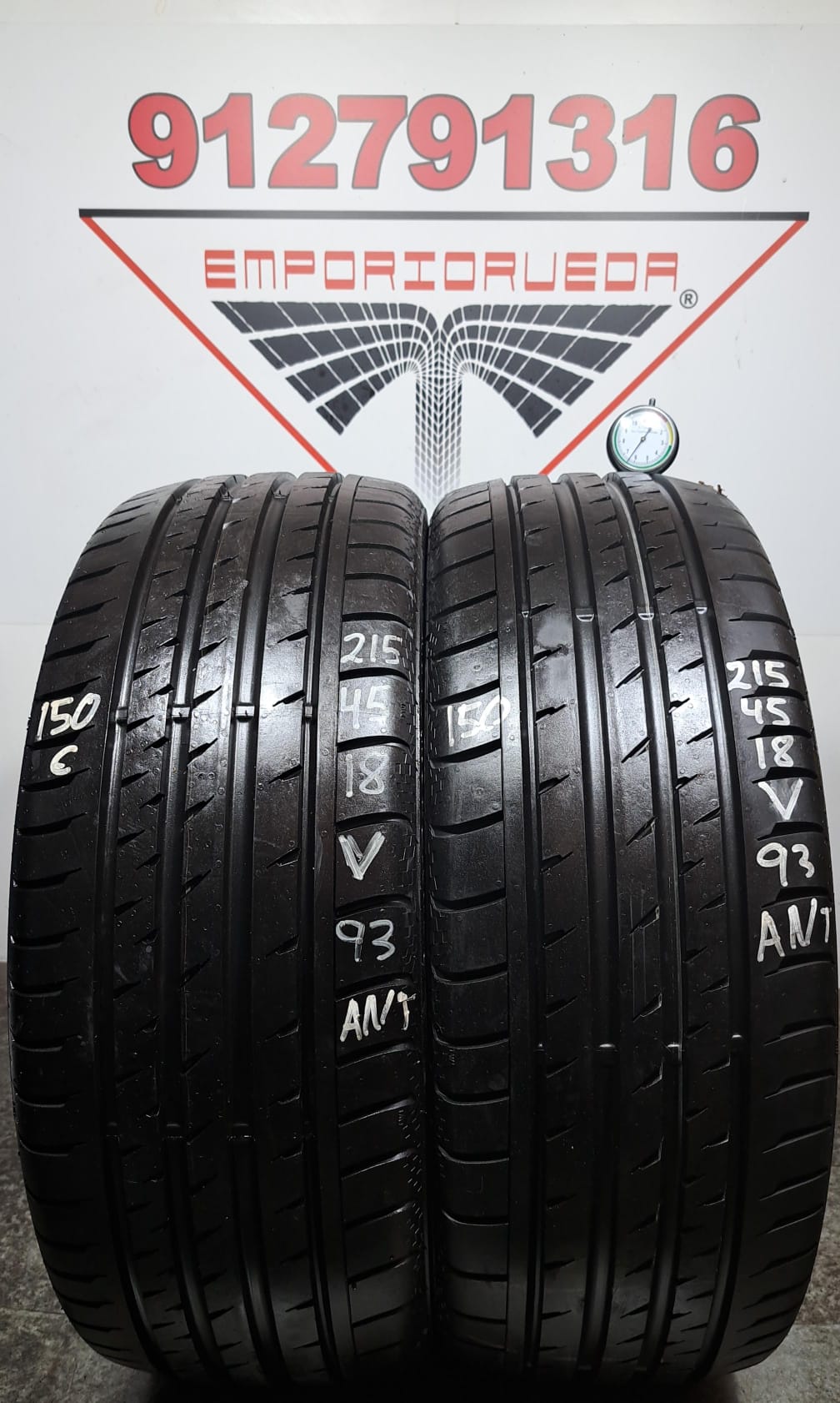 CONTINENTAL CONTISPORTCONTACT 3 USADO  215/45 R18 93 V